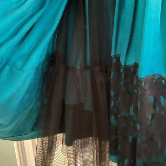 Beautiful blue silk party dress by Tracy Reese - Picture 4 of 8